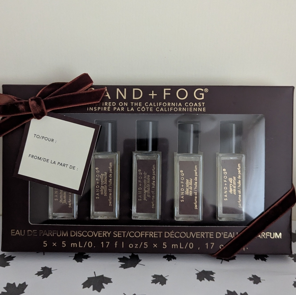 Sand + Fog 5 Piece ED P Oil Rollerball Discovery Set